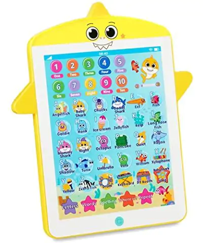 Baby Sharks Big Show Kids Tablet Interactive Educational Toys Baby Shark Toddler Tablet Makes Learning Fun Full Size 0