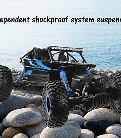 Click N Play Remote Control Car 4WD Off Road Rock Crawler Vehicle 24 GHz Blue 0 0