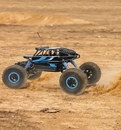 Click N Play Remote Control Car 4WD Off Road Rock Crawler Vehicle 24 GHz Blue 0 2