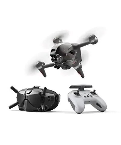 DJI FPV Combo First Person View Drone UAV Quadcopter with 4K Camera S Flight Mode Super Wide 150 FOV HD Low Latency Transmission Emergency Brake and Hover Gray 0