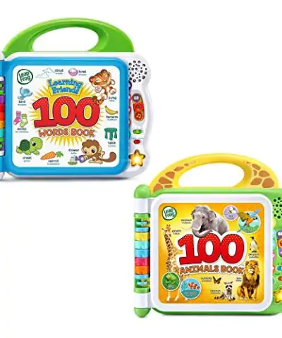 LeapFrog 100 Words and 100 Animals Book Set Frustration Free Packaging 0