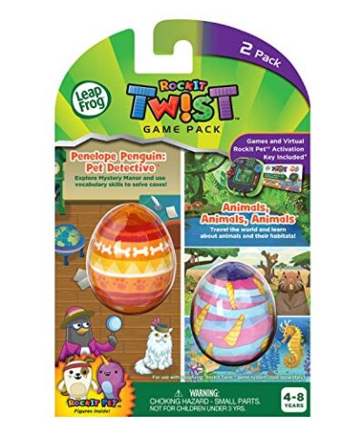 LeapFrog RockIt Twist Dual Game Pack Penelope Penguin Pet Detective and Animals Animals Animals 0