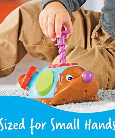 Learning Resources Spike the Fine Motor Hedgehog Fidget Friend Ages 18 months Fine Motor and Sensory Play ToyEducational Toys for Toddlers Toddler Montessori Toys 0 1