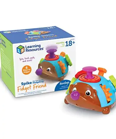 Learning Resources Spike the Fine Motor Hedgehog Fidget Friend Ages 18 months Fine Motor and Sensory Play ToyEducational Toys for Toddlers Toddler Montessori Toys 0