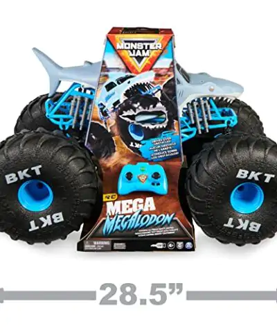 Monster Jam Official Mega Megalodon All Terrain Remote Control Monster Truck 16 Scale Kids Toys for Boys and Girls Ages 4 and up 0 0