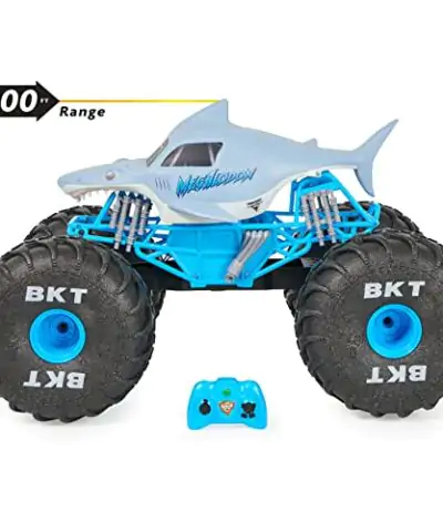 Monster Jam Official Mega Megalodon All Terrain Remote Control Monster Truck 16 Scale Kids Toys for Boys and Girls Ages 4 and up 0 2