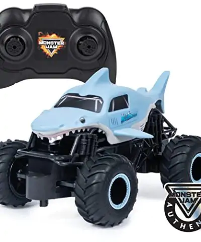 Monster Jam Official Megalodon Remote Control Monster Truck 124 Scale 24 GHz for Ages 4 and Up 0
