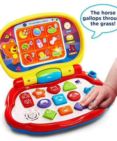 VTech Brilliant Baby Laptop Red 0 0