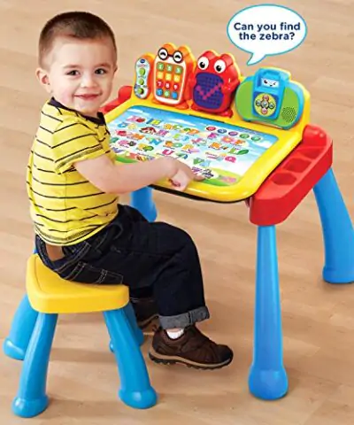VTech Touch and Learn Activity Desk Deluxe Frustration Free Packaging 0 1