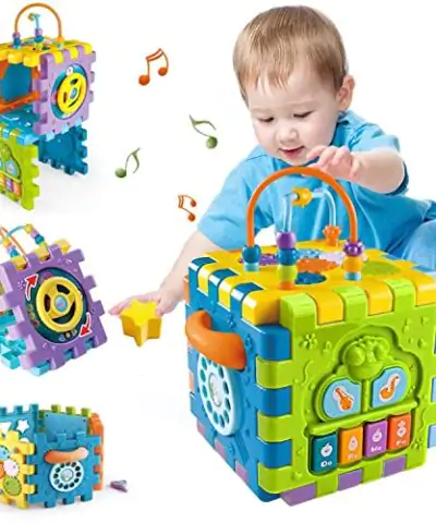 Activity-Cube-Baby-Toys-6-to12-MonthsEarly-Educational-Music-and-Light-Baby-Toys-for-6-12-18-Months1-Year-Old-Baby-Toys-Play-Center-Boys-Girls-Birthday-Gifts-for-1-2-Years-Old-0-3
