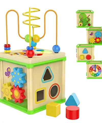 TOP BRIGHT Wooden educational Cube