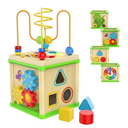 TOP BRIGHT Wooden educational Cube