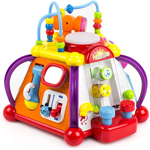 Toysery Baby Activity Center Toddler Kids Learning Skill Development Cube with Lights Music Enhance Skill Development with a 15 in 1 Game Functions Toy 0