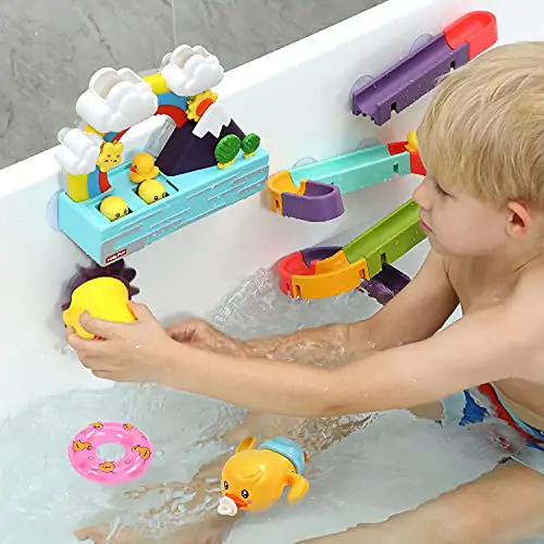 HOLYFUN Interactive Light Up & Musical Bathtub Toys for Toddlers