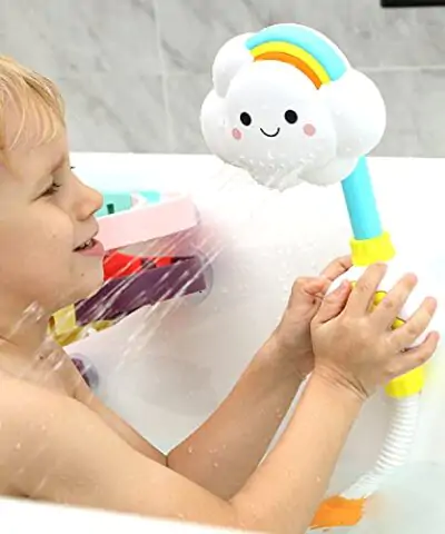 Bath Toy Bathtub Toy with Shower and Floating Squirting Toys Fishing Game for Toddles and Babies 0 0