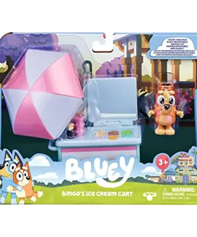 Bluey Ice Cream Cart Vehicle and 25 3 Bingo Figure Pack 0 0