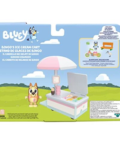 Bluey Ice Cream Cart Vehicle and 25 3 Bingo Figure Pack 0 1