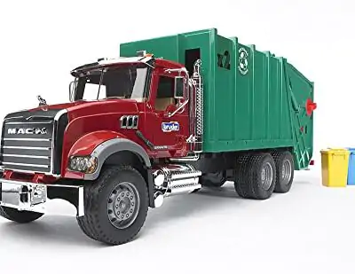 Bruder Mack Granite Rear Loading Garbage Truck