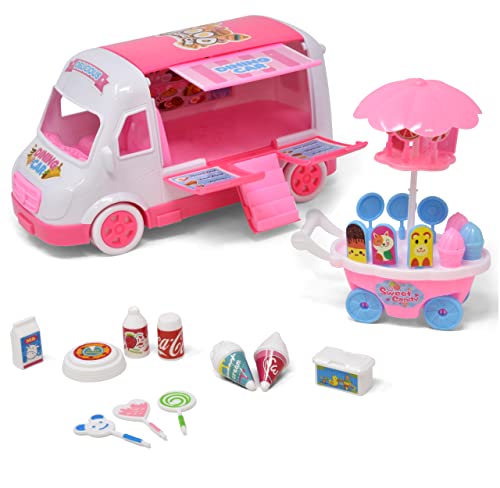 The Ultimate Ice Cream Truck Experience: A 12-Piece Play Set for Kids' Imagination and Fun
