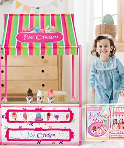 The Ultimate Kids' Ice Cream Cart for Fun, Learning, and Role-Playing Indoors and Outdoors!