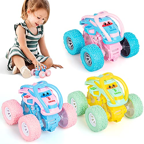 LODBY Car Toys for 2 3 4 Year Old Girls Boys Gifts Pull Back Toy Cars for Toddler Toys Age 2 4 6 Boys Monster Trucks for Kids Toys Age 1 2 3 4 5 6 Year Old Boys Girl Birthday Gifts 0