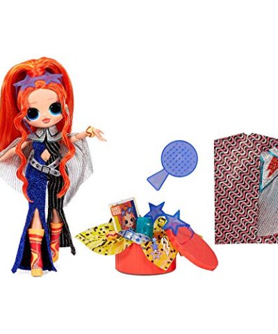 LOL Surprise OMG Dance Dance Dance Major Lady Fashion Doll with 15 Surprises Including Magic Black Light Shoes Hair Brush Doll Stand and TV Package A Great Gift for Girls Ages 4 0 0