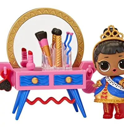 LOL Surprise OMG House of Surprises Beauty Booth Playset with Her Majesty Collectible Doll and 8 Surprises Dollhouse Accessories Holiday Toy Great Gift for Kids Ages 4 5 6 Years Collectors 0 1