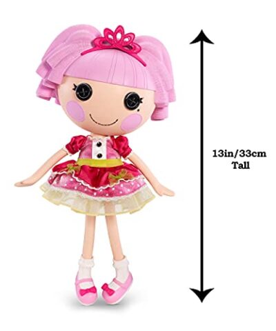Lalaloopsy Doll Jewel Sparkles and Pet Persian Cat 13 Princess Doll with Pink Hair Pink Outfit and Accessories Reusable House Playset Gifts for Kids Toys for Girls Ages 3 4 5 to 103 Years Old 0 1