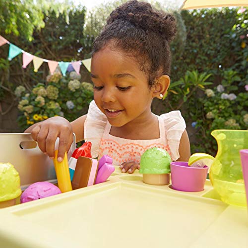 Little Tikes 2 in 1 Lemonade and Ice Cream Stand with 25 Accessories and Chalkboard For Kids Ages 2 plus 0 2