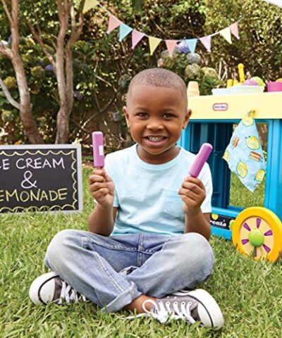Little Tikes 2 in 1 Lemonade and Ice Cream Stand with 25 Accessories and Chalkboard For Kids Ages 2 plus 0 3