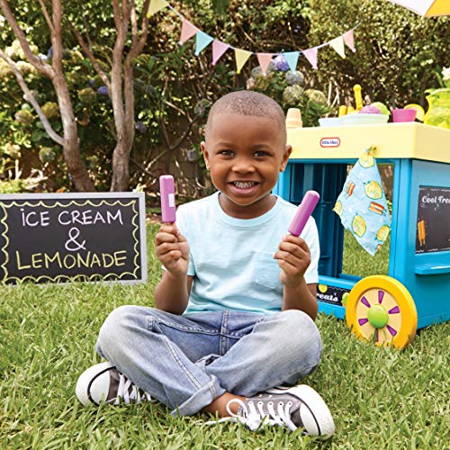 Little Tikes 2 in 1 Lemonade and Ice Cream Stand with 25 Accessories and Chalkboard For Kids Ages 2 plus 0 3