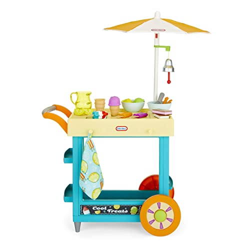 Little Tikes 2 in 1 Lemonade and Ice Cream Stand with 25 Accessories and Chalkboard For Kids Ages 2 plus 0