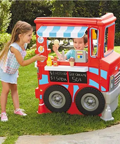 Little Tikes 2 in 1 Pretend Play Food Truck Kitchen Refreshed 0 0