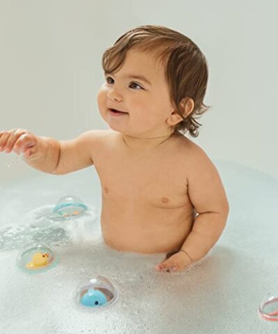 Munchkin Float and Play Bubbles Baby and Toddler Bath Toy 4 Count 0 1