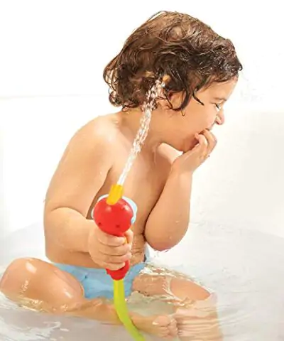 Yookidoo Baby Bath Toy Submarine Spray Whale Battery Operated Infant Toddler Water Pump with Easy to Grip Hand Shower 0 0