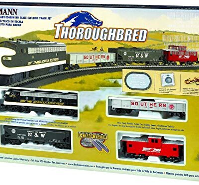 Bachmann Trains Thoroughbred Ready To Run Electric Train Set HO Scale 0 0