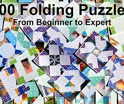 FOLDOLOGY The Origami Puzzle Game Hands On Brain Teasers for Tweens Teens Adults Stocking Stuffers Fold The Paper to Complete The Picture 100 Challenges Ages 10 0 3