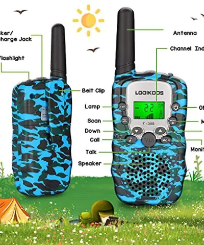 LOOIKOOS Walkie Talkies for Kids 3 KMs Long Range Walky Talky Radio Kid Toy Gifts for Boys and Girls 3 Pack Setup configuration Reviews pluginImport Reviews Reviews plugin Go ProProduct customization 0 0