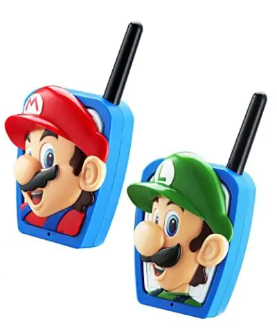 Super Mario Bros Walkie Talkies Kids Toys Long Range Two Way Static Free Handheld Radios Designed for Indoor or Outdoor Games for Kids Aged 3 and Up 0 0
